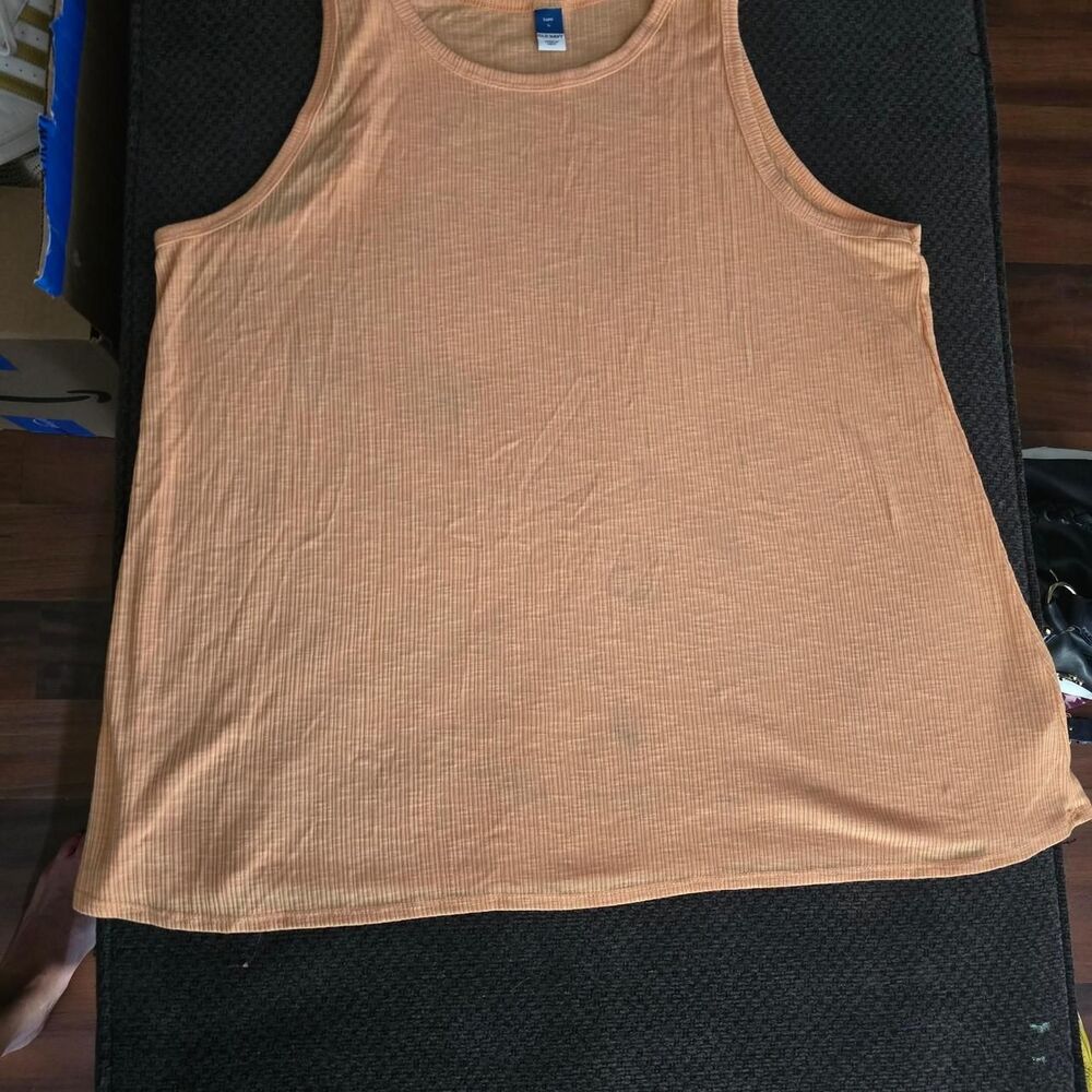 Old-navy Women's Orange and Tan Vest
